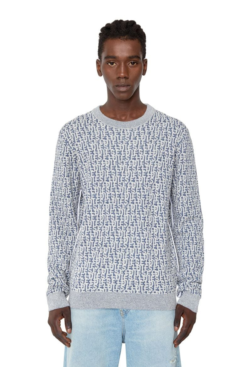 Diesel Sweater - K-RONAN-MON KNITWEAR blue