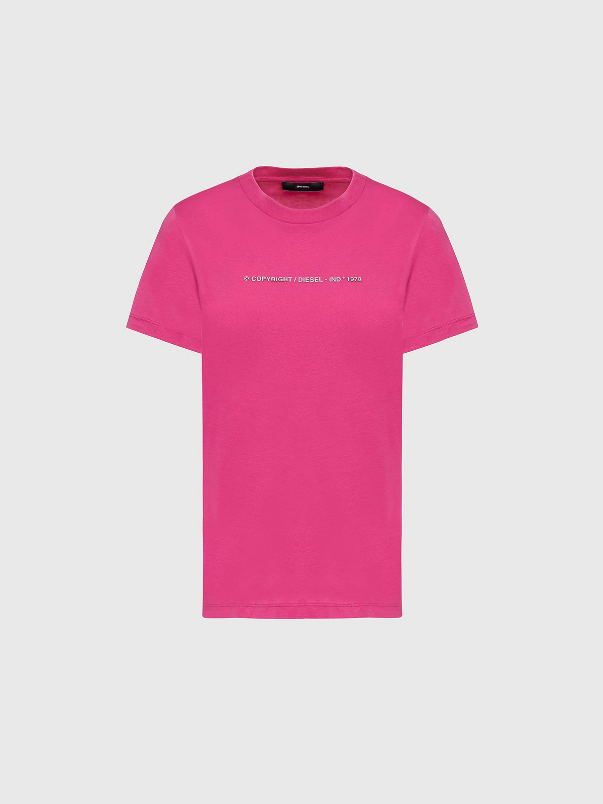 Diesel T-shirt - TSILYCOPY TSHIRT dark pink