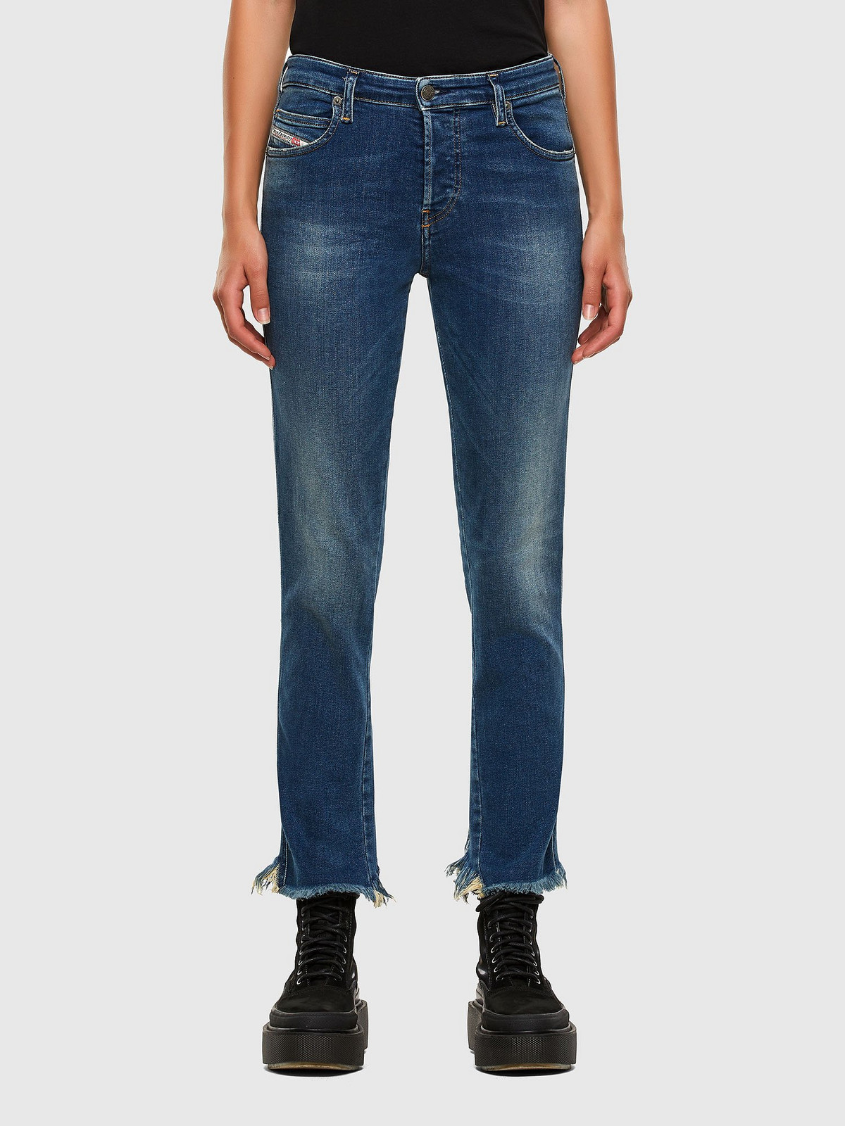 Diesel Jeans - BABHILAZIP L.32 TROUSERS blue