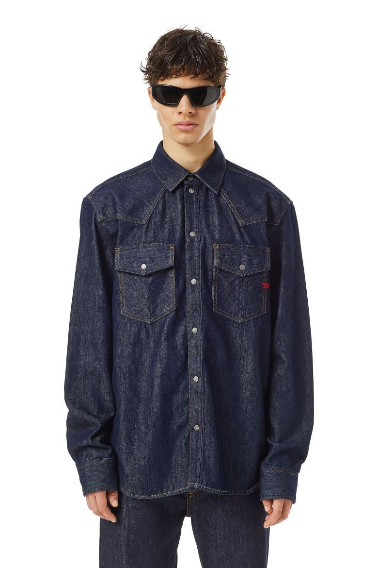 Diesel Shirt - D-OCEAN SHIRT blue