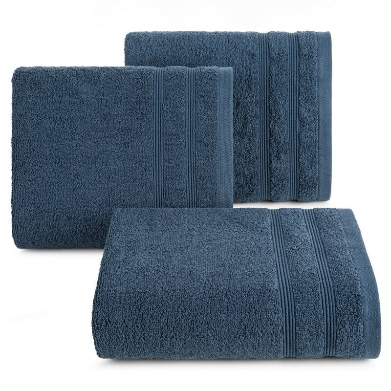 Eurofirany Unisex's Towel 427938 Navy Blue