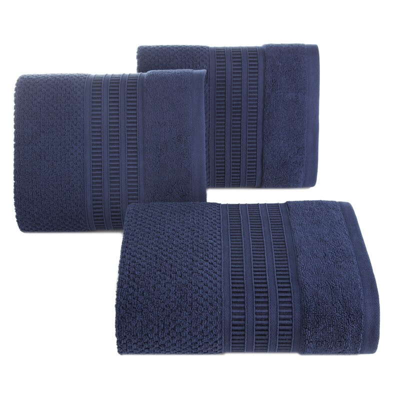 Eurofirany Unisex's Towel 425104 Navy Blue