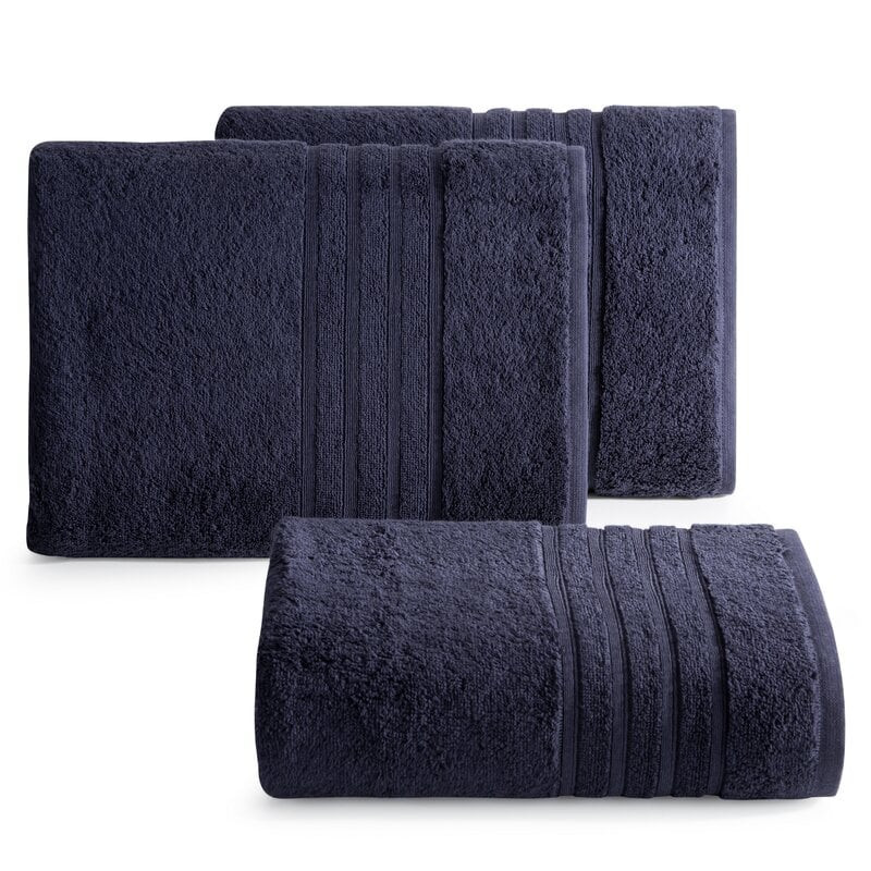 Eurofirany Unisex's Towel 424653 Navy Blue