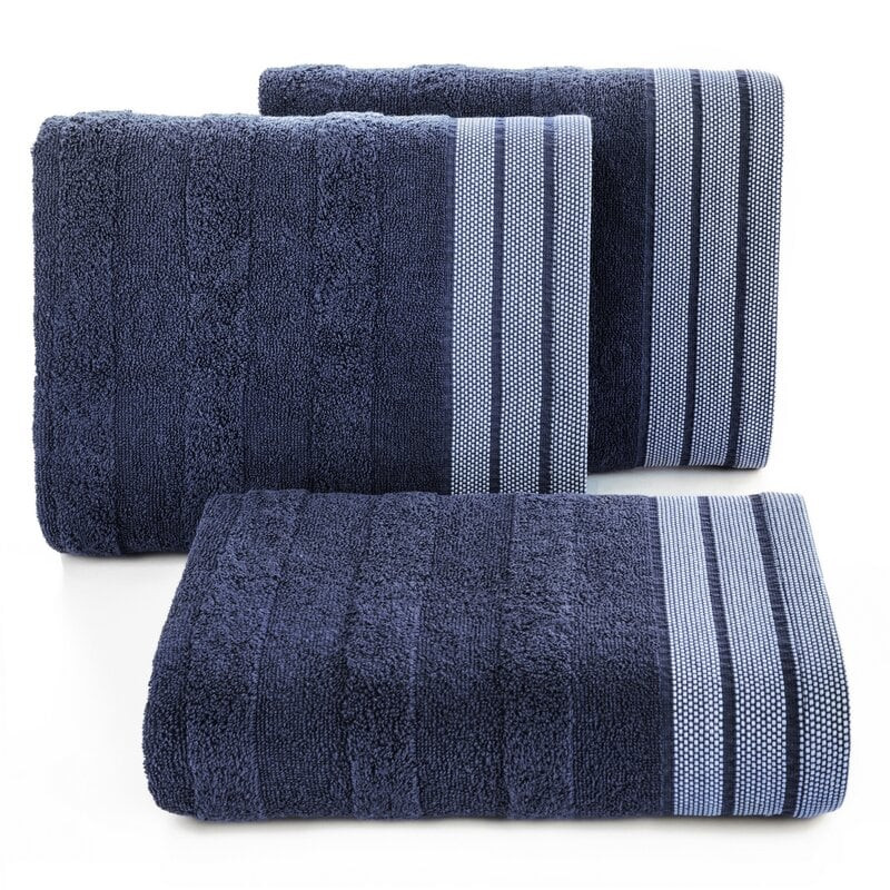 Eurofirany Unisex's Towel 419962 Navy Blue