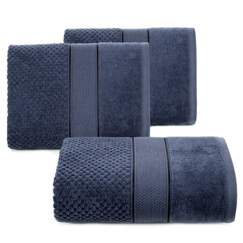 Eurofirany Unisex's Towel 451454 Navy Blue