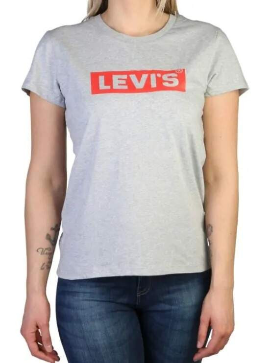 Levi's šedé tričko s potiskem, velikost S