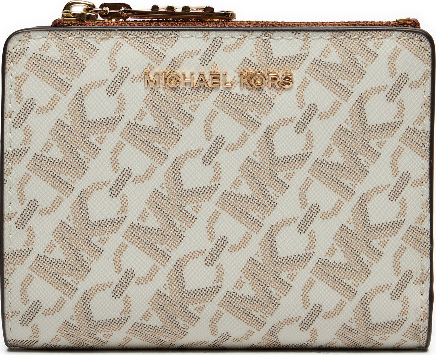 Malá dámská peněženka MICHAEL Michael Kors 32S4G8ED7V Béžová