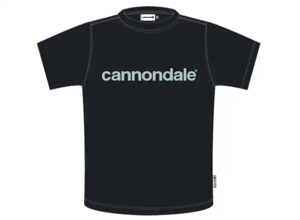 Cannondale Lifestyle pánské triko krátký rukáv Black/Cool Mint vel. XS