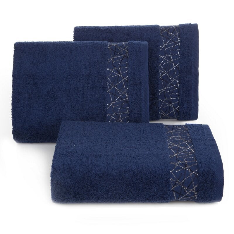 Eurofirany Unisex's Towel 423581 Navy Blue