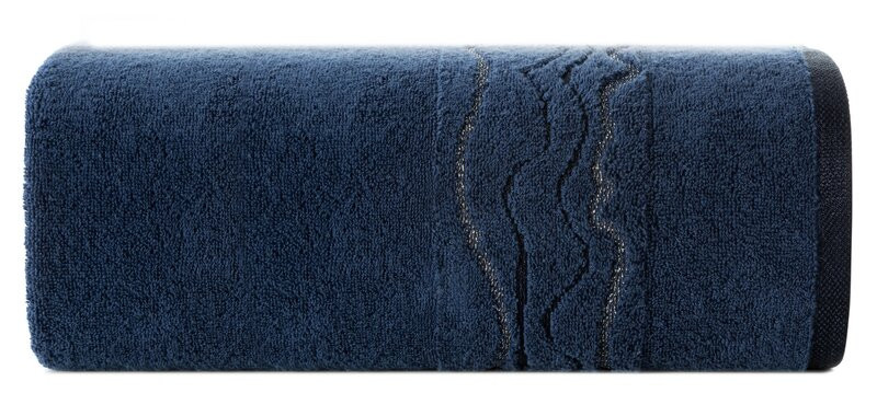 Eurofirany Unisex's Towel 454349 Navy Blue