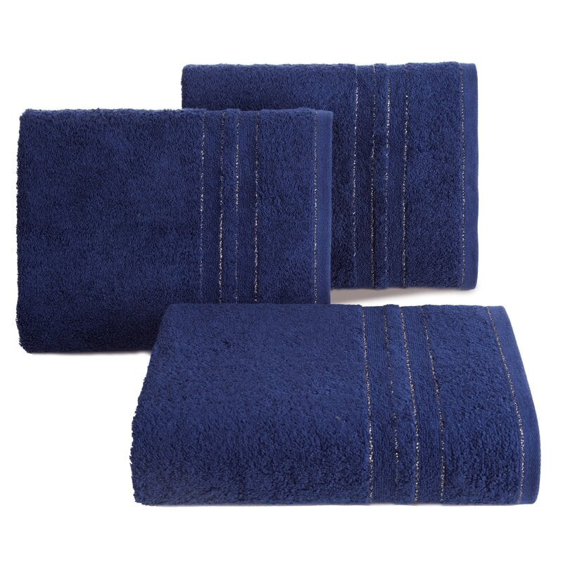 Eurofirany Unisex's Towel 427593 Navy Blue