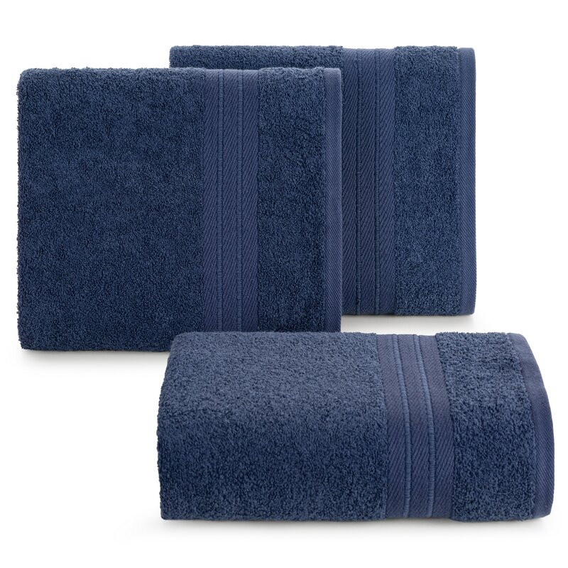 Eurofirany Unisex's Towel 424196 Navy Blue