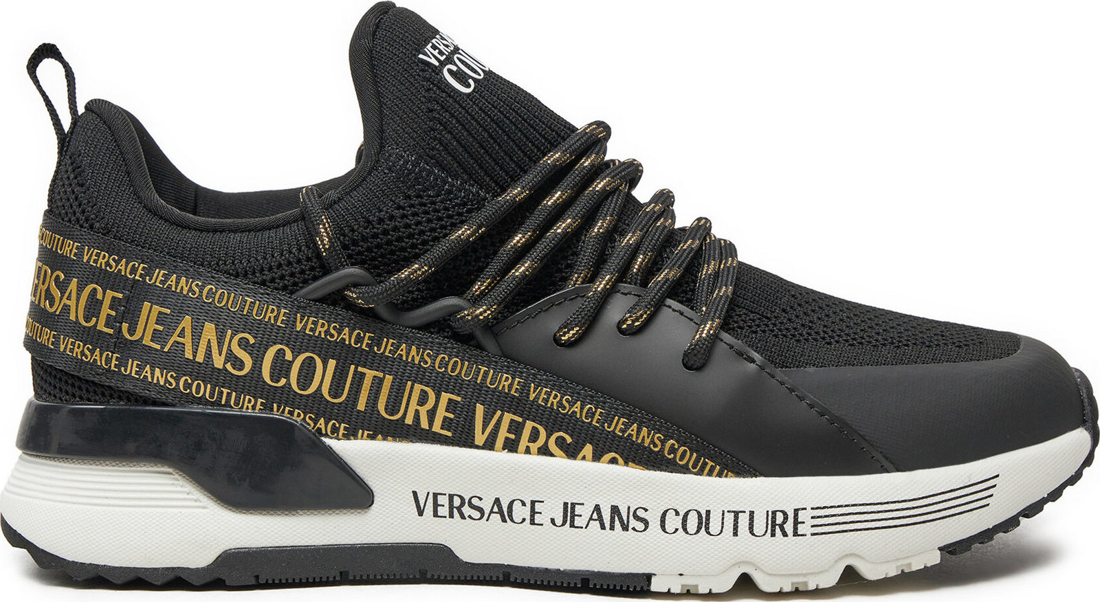 Sneakersy Versace Jeans Couture 76VA3SA8 Černá