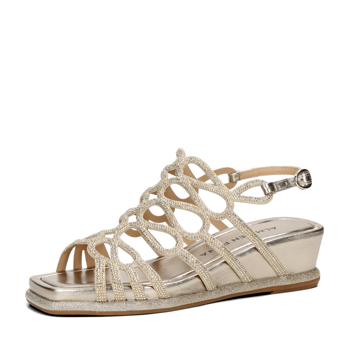 Alma en Pena dámské elegantní sandály - bronzové - 36