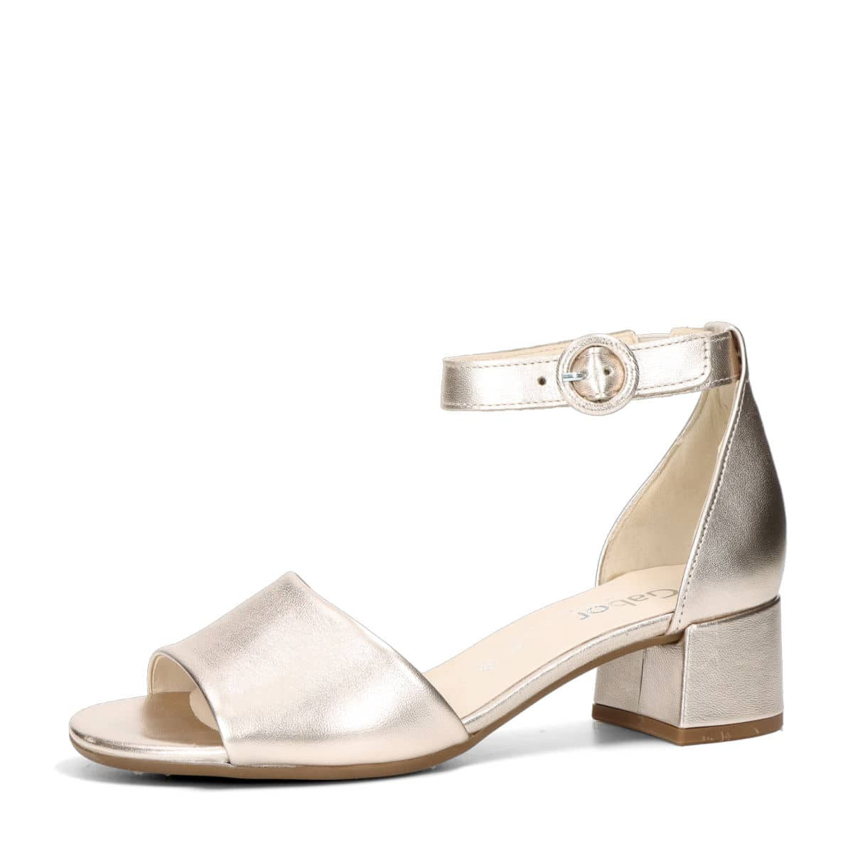 Gabor dámské kožené sandály - zlaté - 37