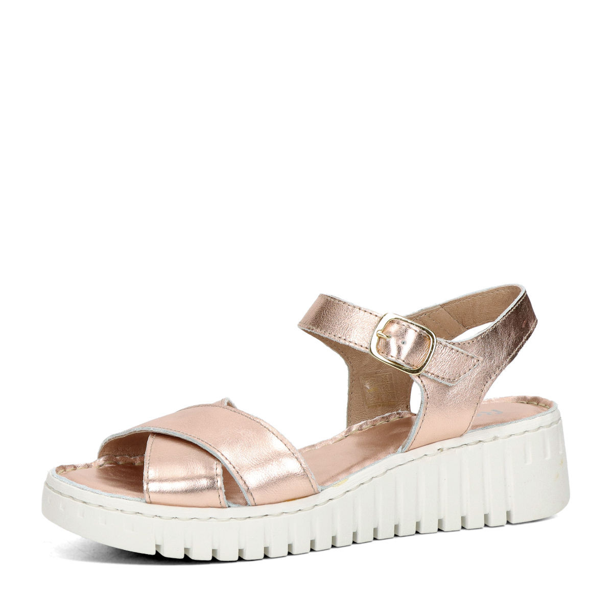 Robel dámské kožené sandály - bronzové - 36