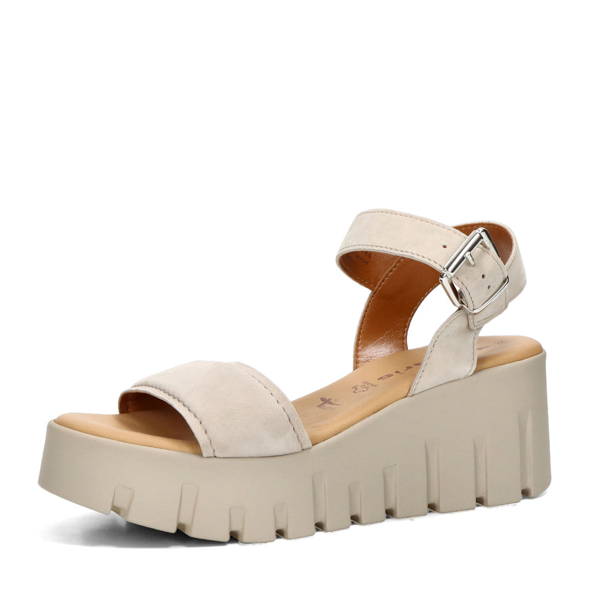 Tamaris dámské komfortní sandály - béžové - 36