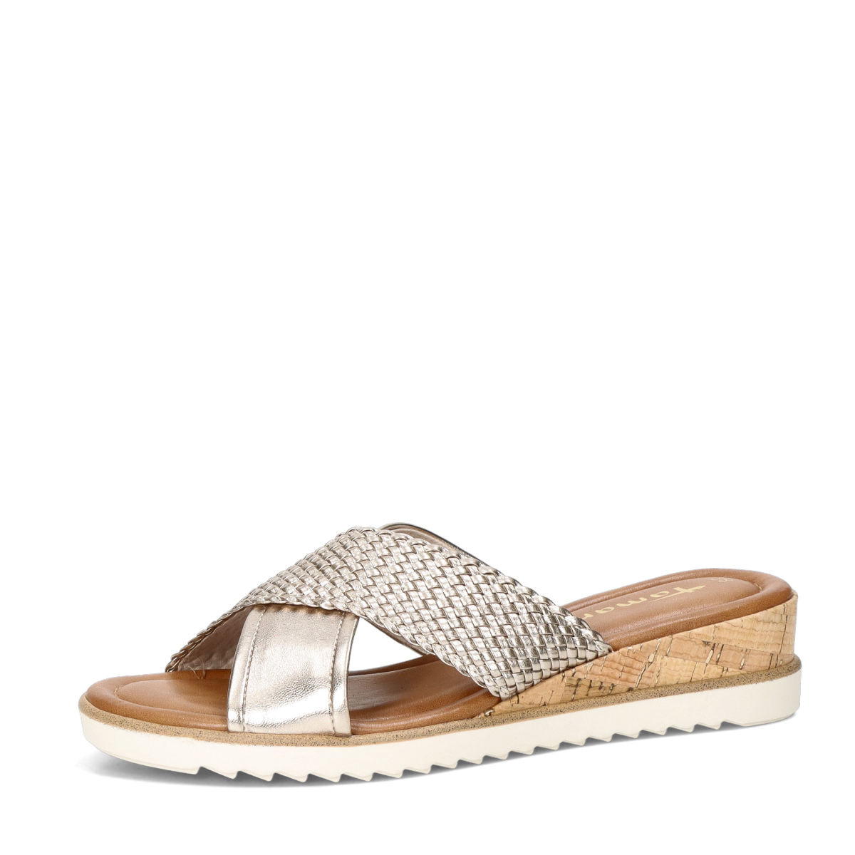 Tamaris dámské stylové pantofle - zlaté - 36