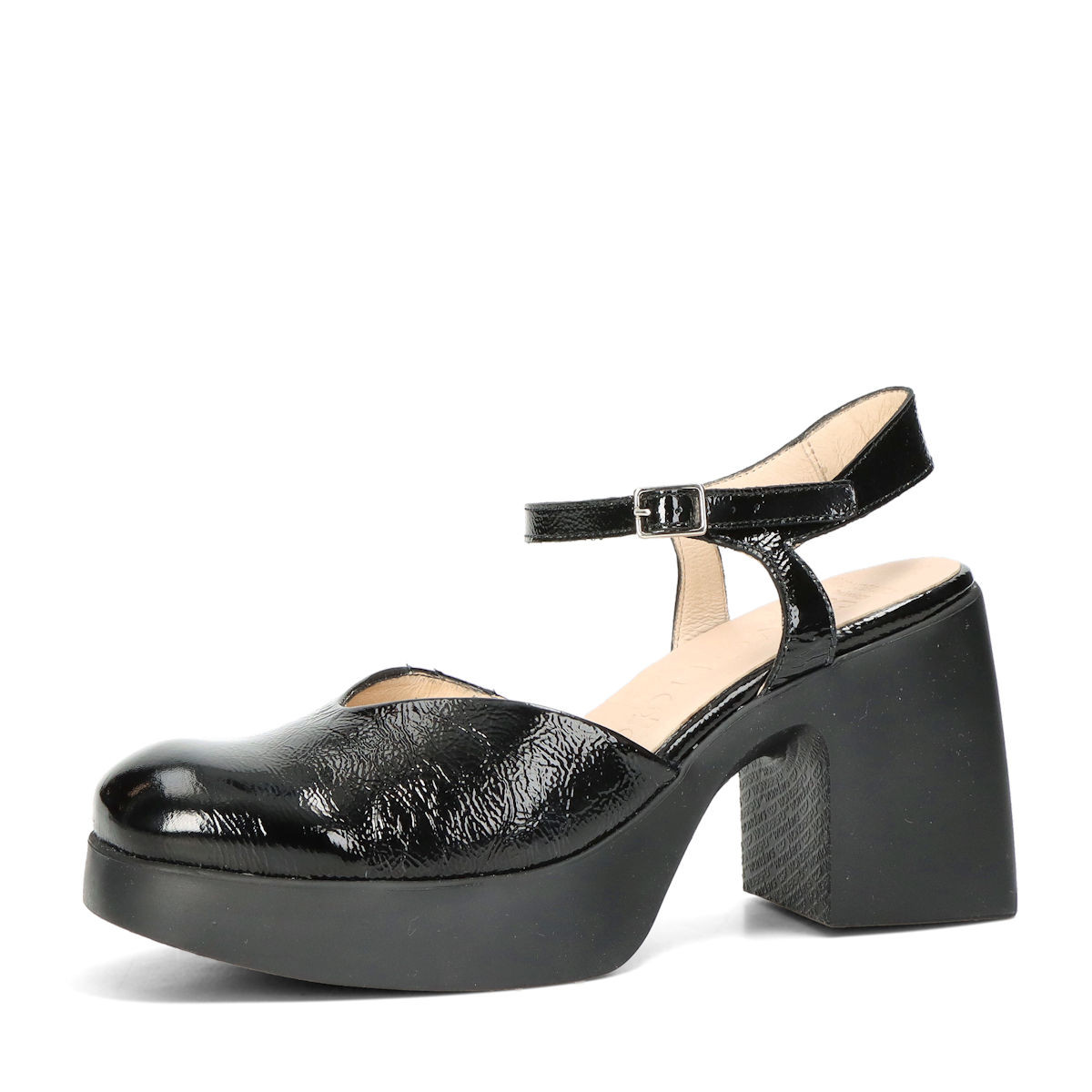 Wonders dámské kožené sandály - černé - 36