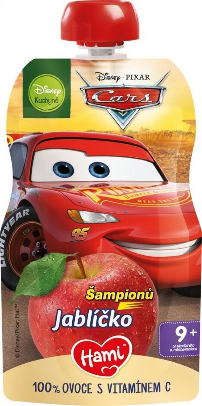 HAMI DISNEY CARS KAPSIČKA JABLÍČKO 110G 9M expirace