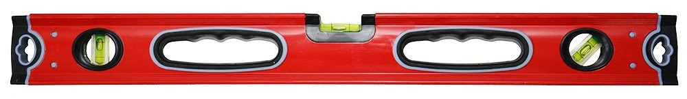 Vodováha profilová, 3 libely, 60 cm, hliník - Genborx