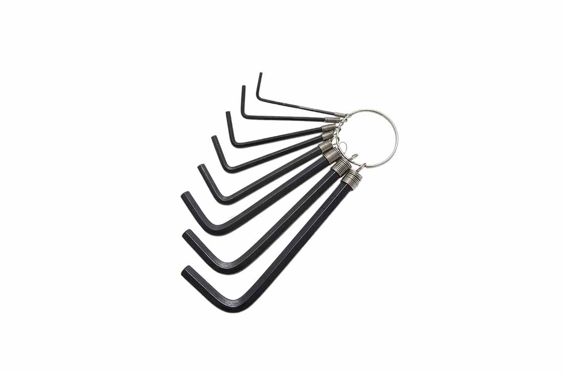 Sada imbus klíčů na kroužku, 1,5-6 mm, 8 ks - MAGG