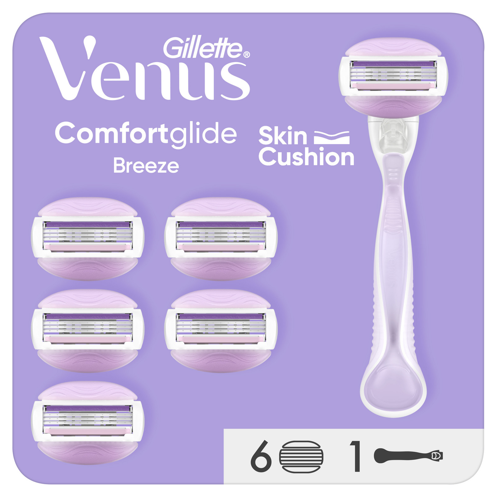 GILLETTE VENUS ComfortGlide holicí strojek 6 ks