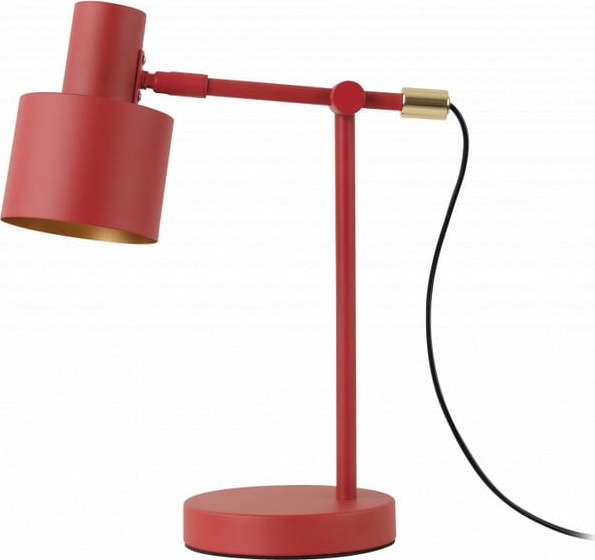 Červená stolní lampa s kovovým stínidlem (výška 35 cm) Selvia II – GTV