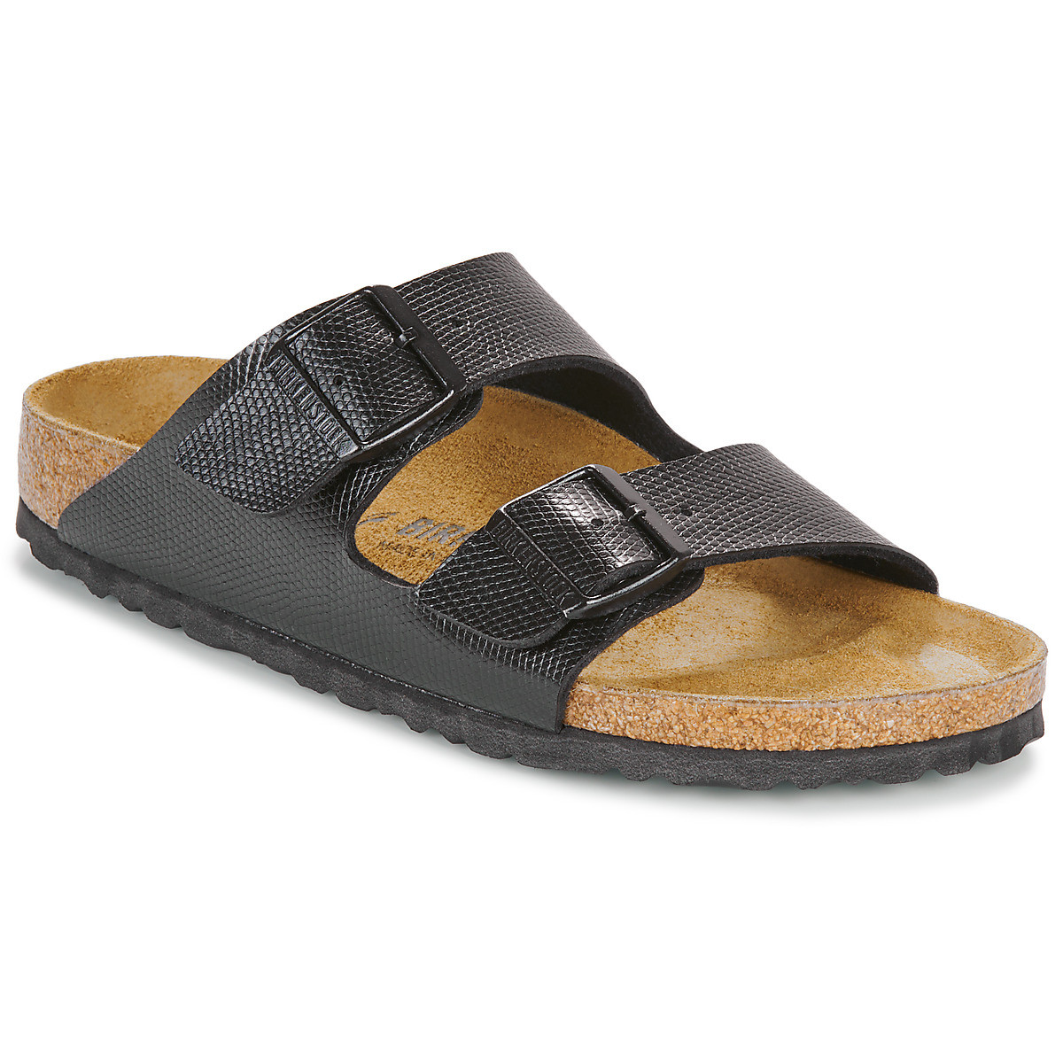 Birkenstock  Arizona BF Shiny Lizard Black  Černá