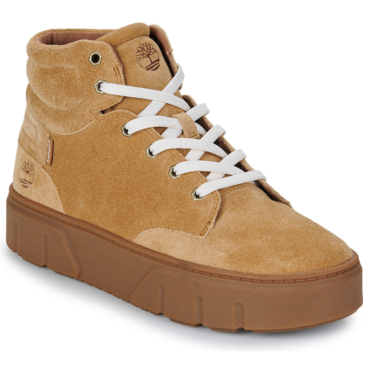 Timberland  LAUREL COURT HIGH TOP LACE UP  Hnědá