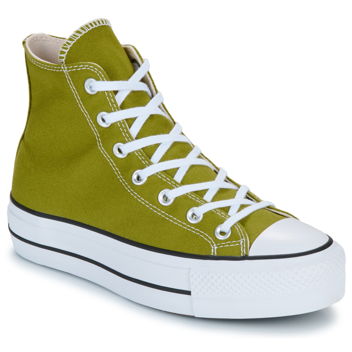 Converse  CHUCK TAYLOR ALL STAR LIFT PLATFORM  Zelená