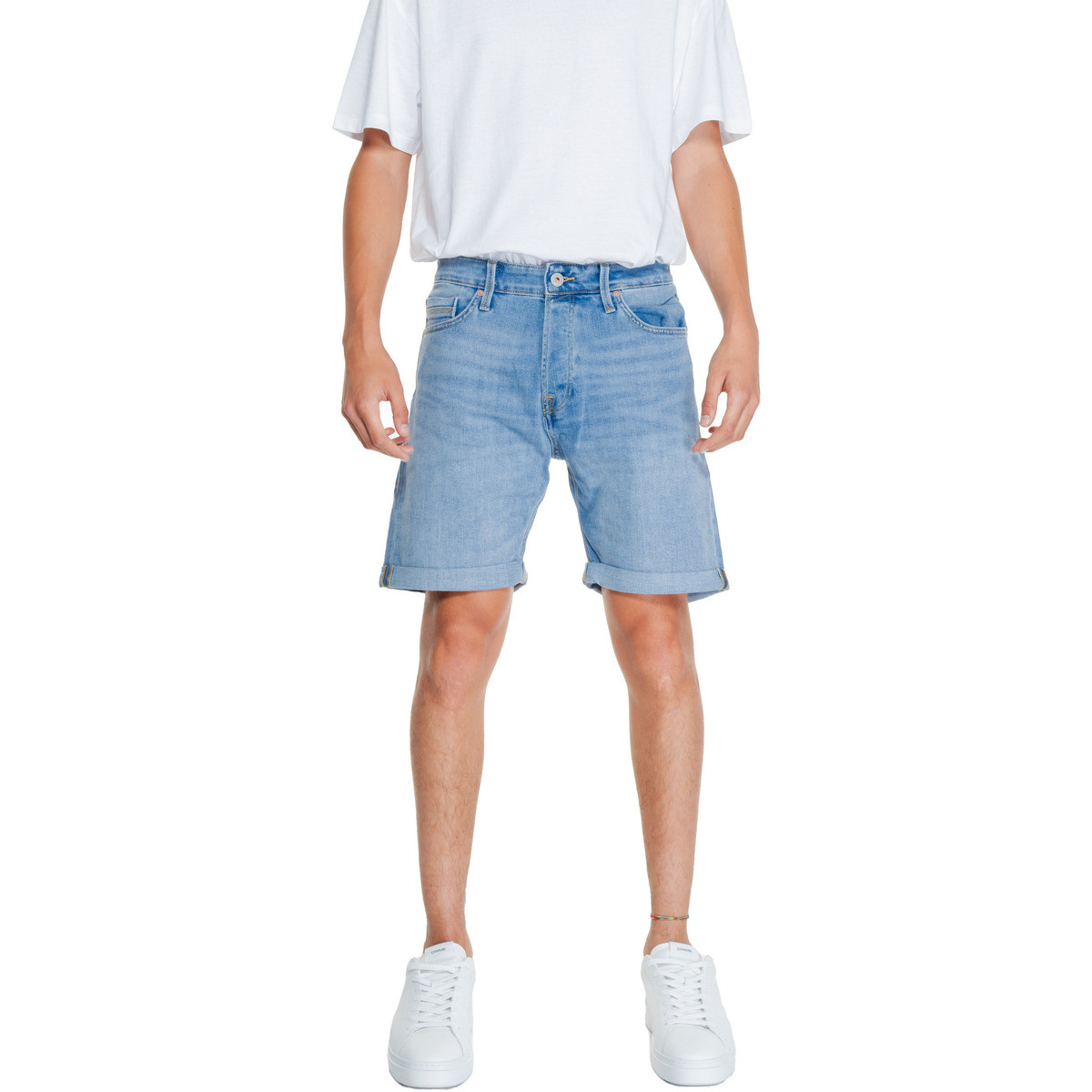 Jack & Jones  JICHRIS JJWOOD SHORTS GE 515 SN 12249095  Modrá