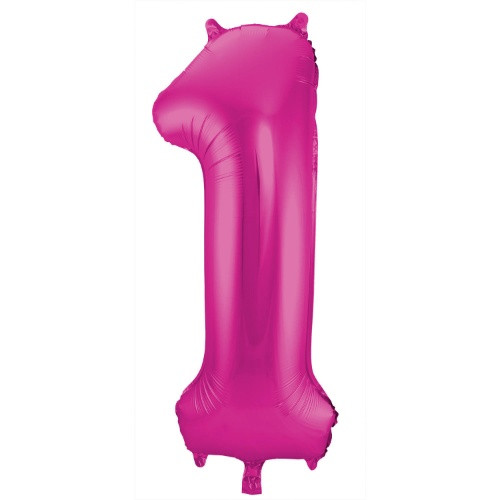 Foliová číslice - magenta 1 - 86 cm