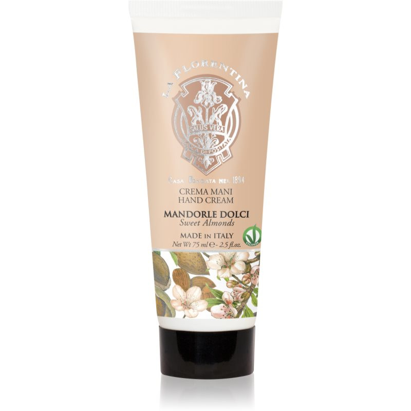 La Florentina Sweet Almonds Hand Cream přírodní krém na ruce s mandlovým olejem 75 ml