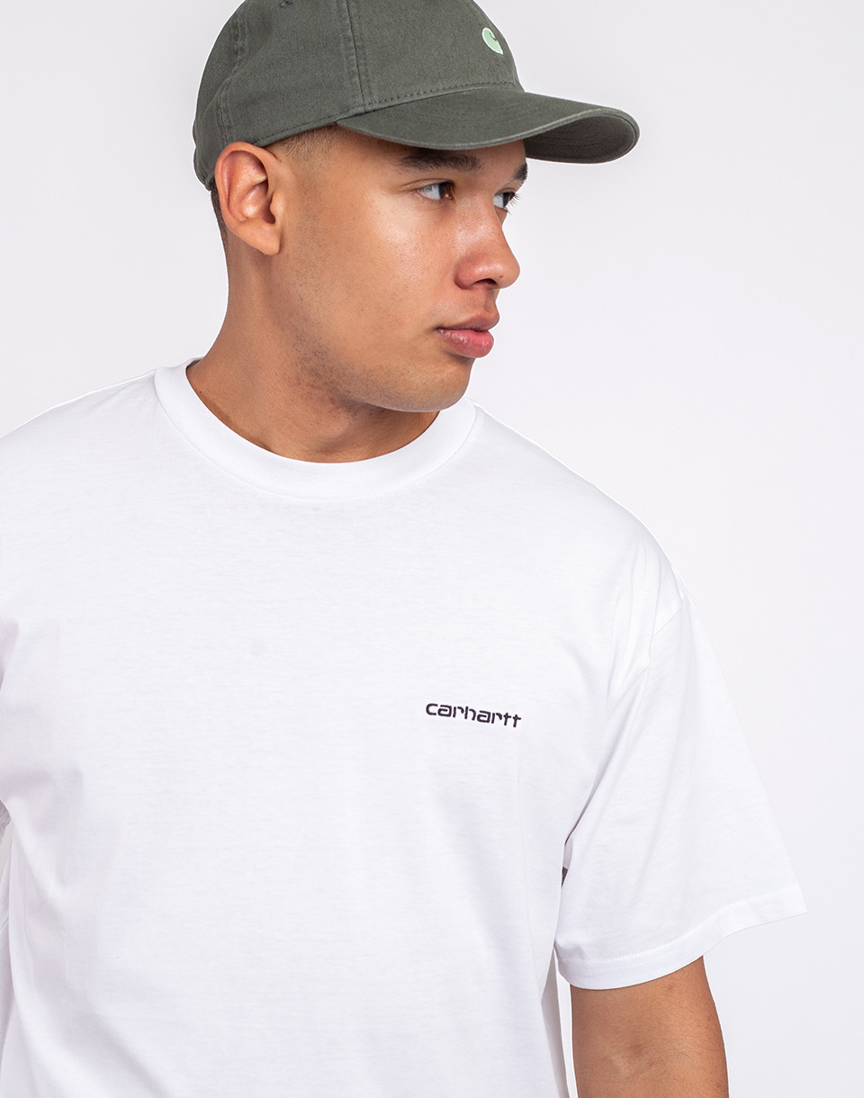 Carhartt WIP S/S Script Embroidery T-Shirt White / Black M