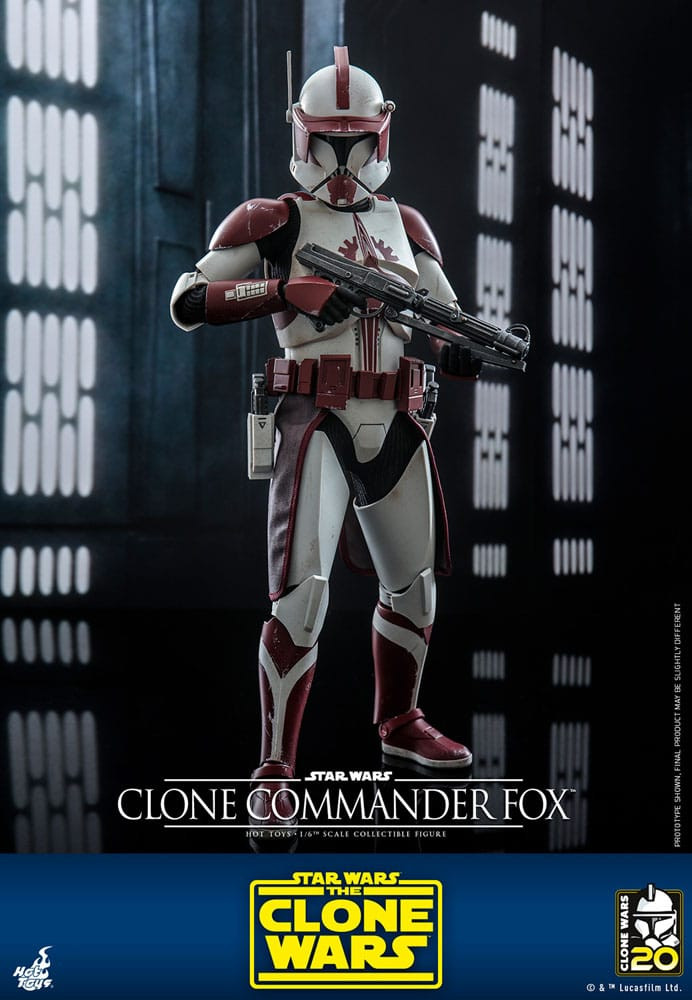 Hot Toys | Star Wars The Clone Wars sběratelská figurka Clone Commander Fox 30 cm