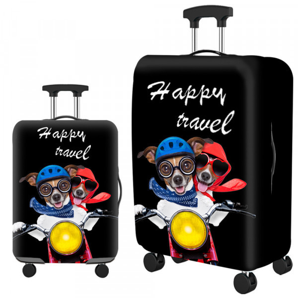 Obal na kufr černý - Firenze Happy M černá