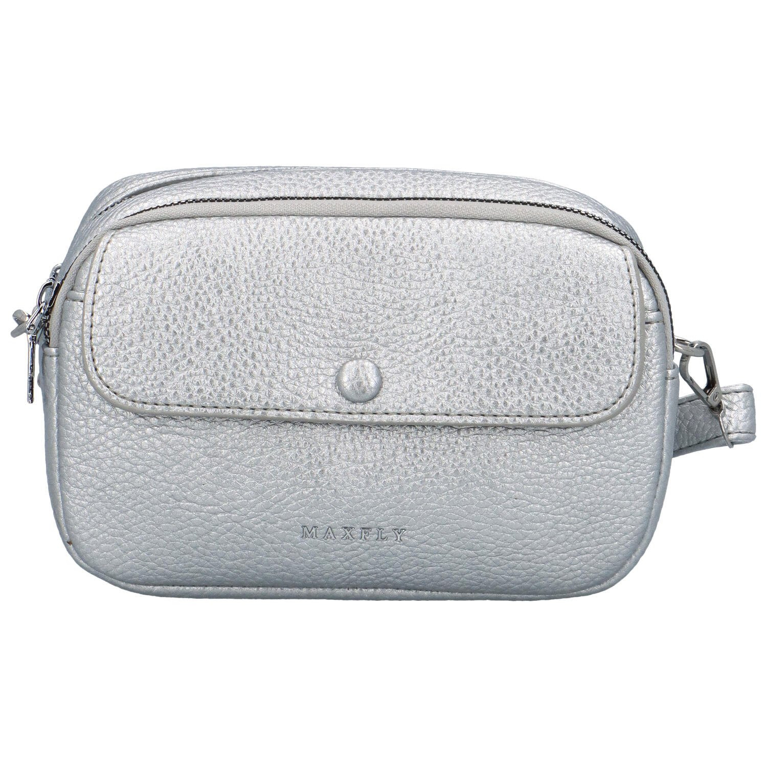 Trendy dámská crossbody Iviss, stříbrná