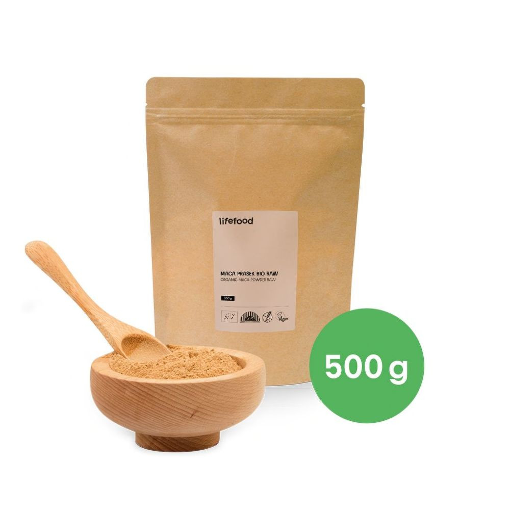 Maca prášek RAW 500 g BIO   LIFEFOOD