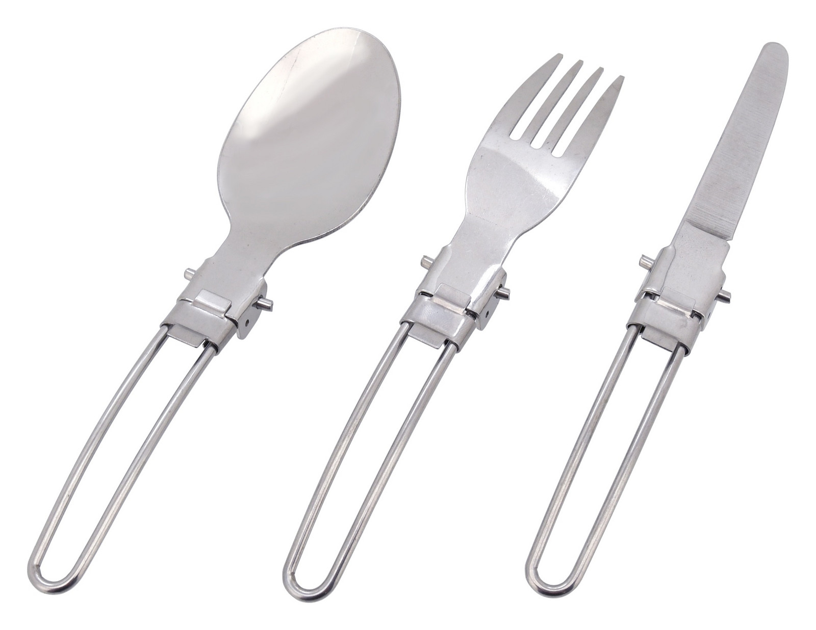 Příbory skládací cestovní sada 3ks s pouzdrem Eurobatt®