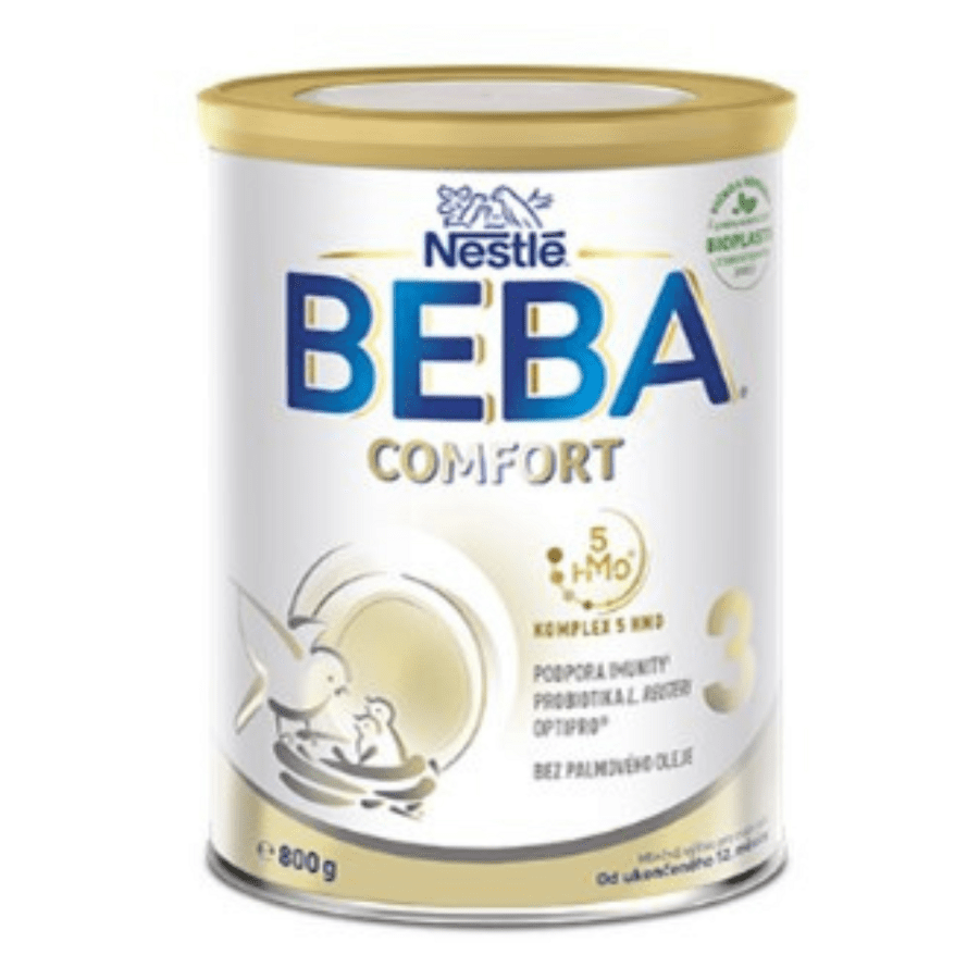 BEBA COMFORT 3 Pokračovací mléko od ukončeného 12. měsíce 800 g, poškozený obal