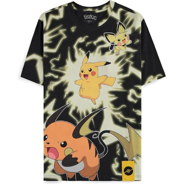 Tričko Pokémon - Pikachu Lightning AOP M