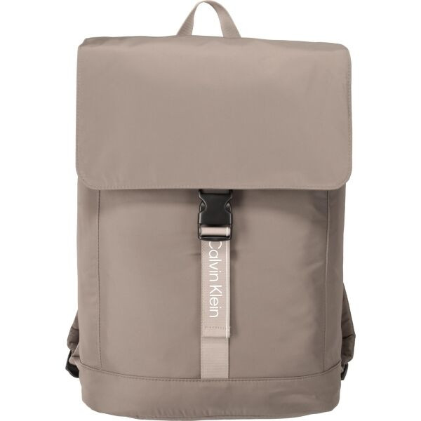 Calvin Klein FLAP BACKPACK 43 Batoh, hnědá, velikost