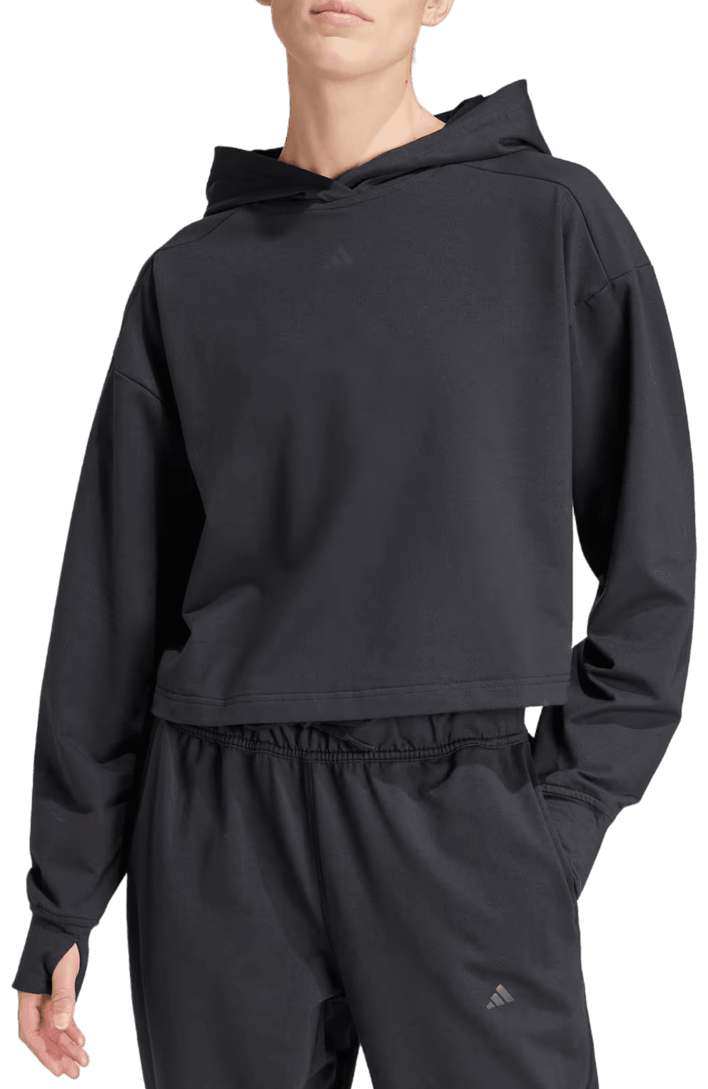 Mikina s kapucí adidas Power Loose Fit Back-Ventilation Hoodie