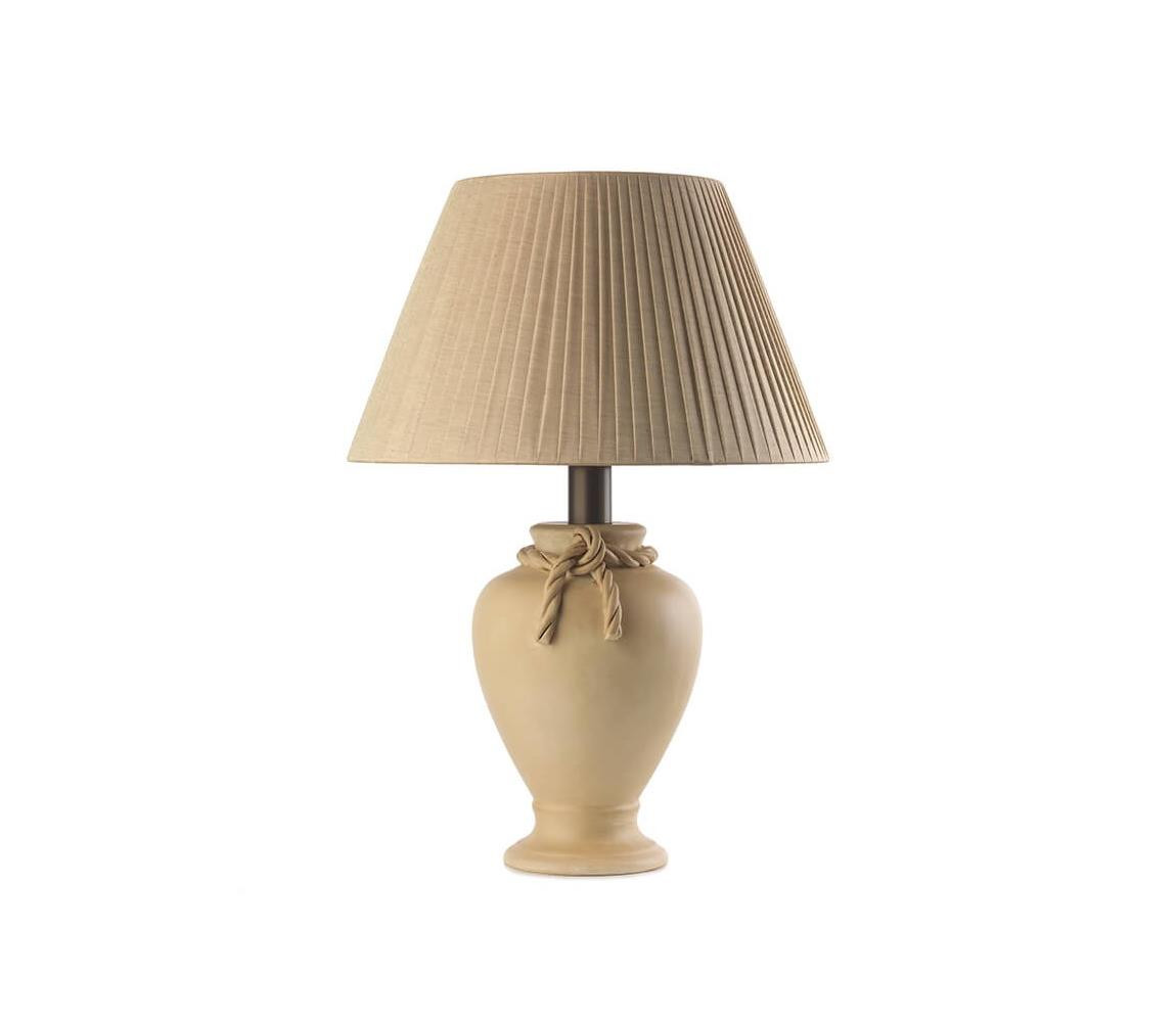 ONLI ONLI - Stolní lampa TRECCIA 1xE27/22W/230V 65 cm béžová