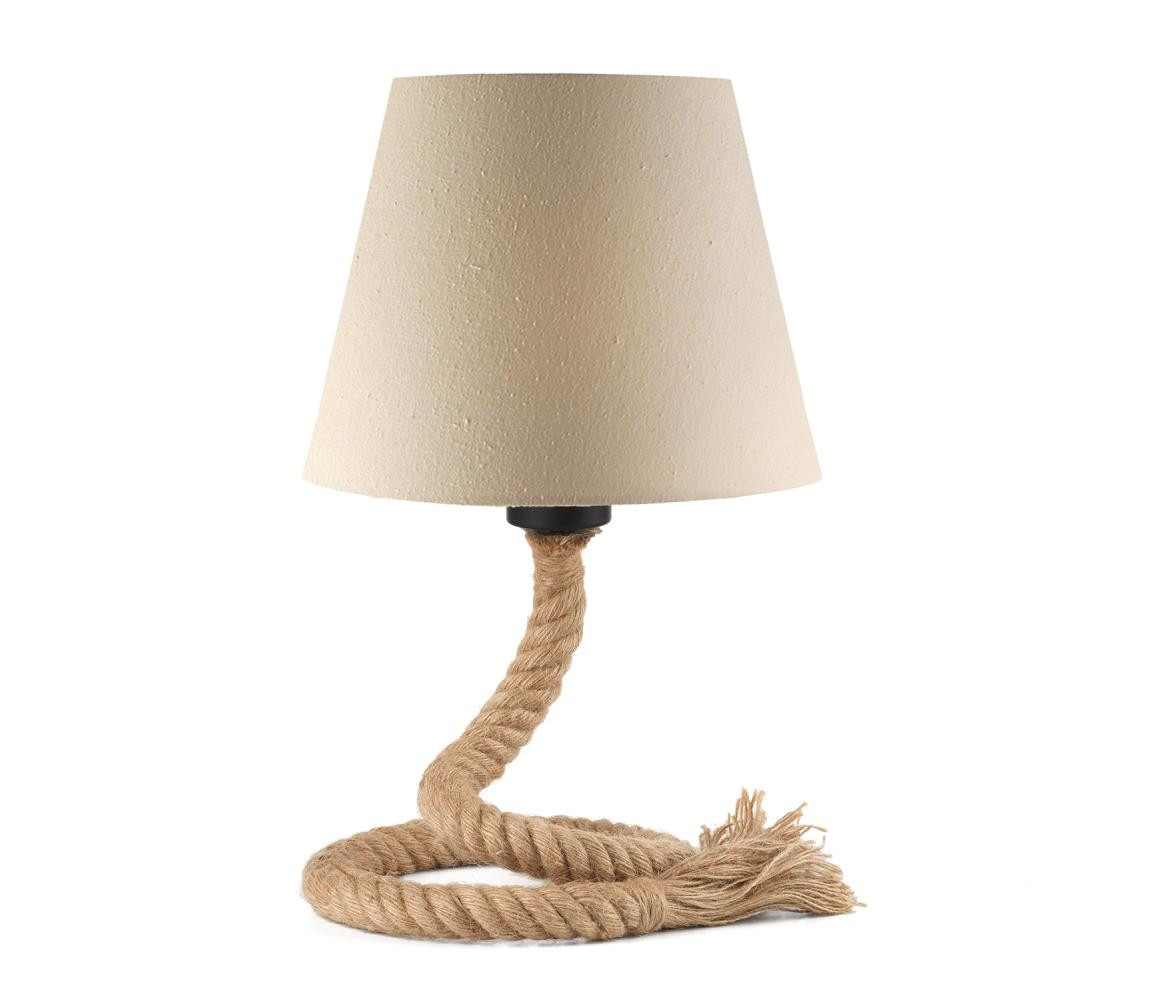 ONLI ONLI - Stolní lampa CORDA 1xE27/22W/230V 32 cm béžová