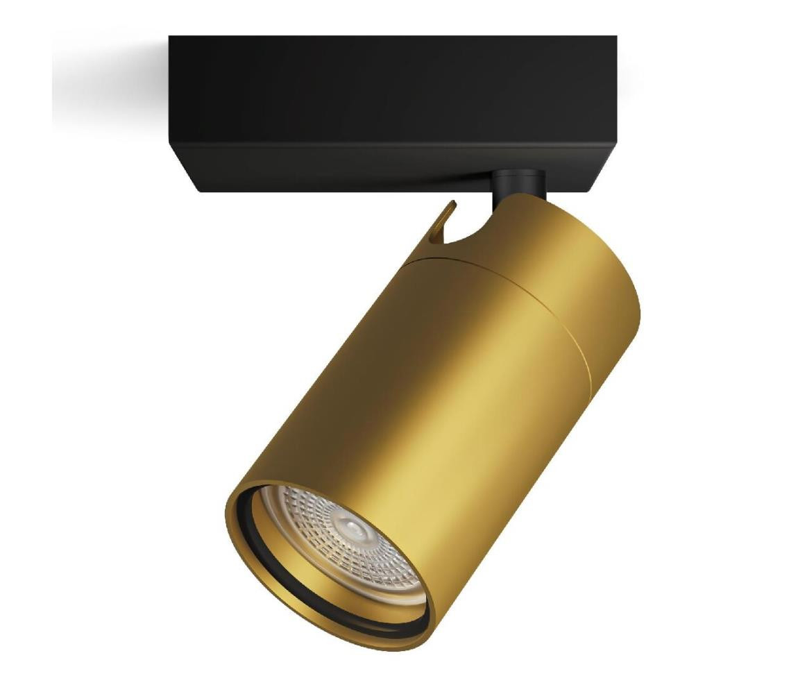 Philips Philips - Koupelnové bodové svítidlo IDRIS 1xGU10/5W/230V IP44 černá/zlatá