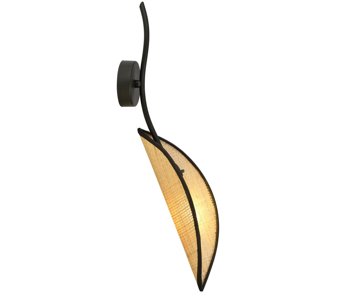 EMIBIG Nástěnné svítidlo LOTUS 1xE14/10W/230V černá/béžová