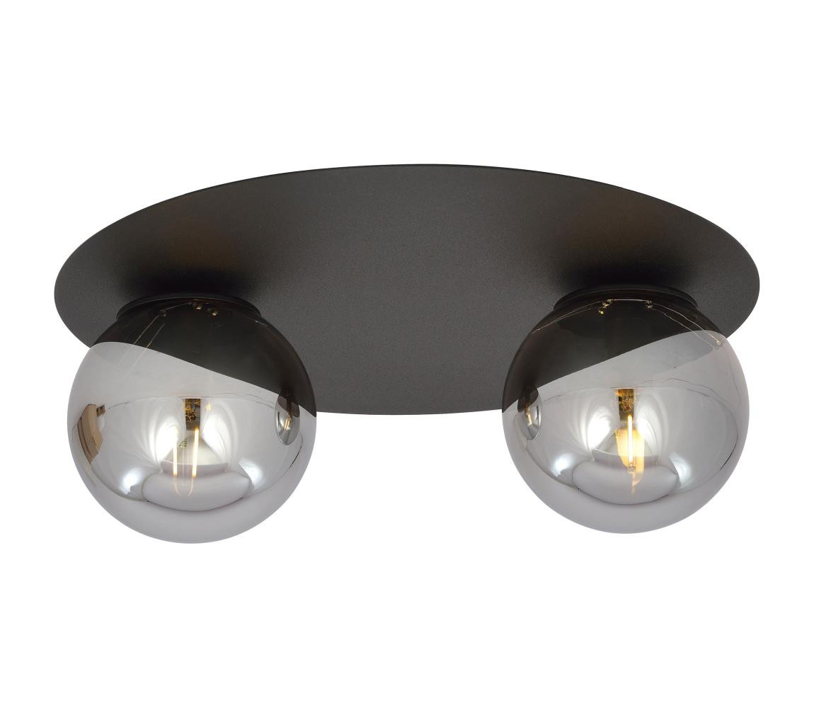 EMIBIG Stropní svítidlo SOLAR 2xE14/10W/230V černá/šedá