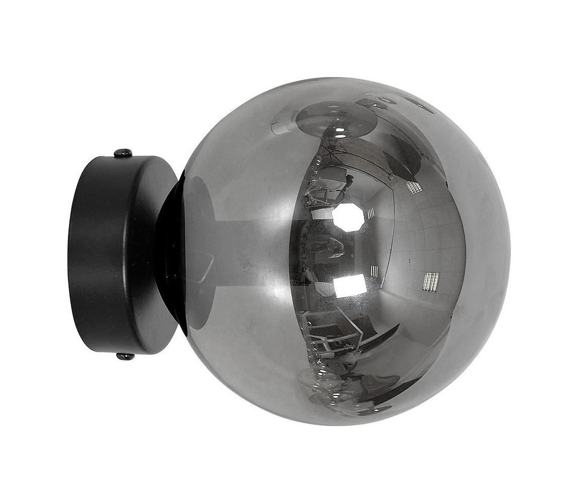 EMIBIG Nástěnné svítidlo ROSSI 1xE14/10W/230V černá/šedá